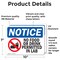 Signmission No Food Or Drink Permitted In Lab Sign With Symbol, 10 in W x Rectangle, Vinyl Decal OS-2PACK-NS-D-710-L-14603 - alternate 2